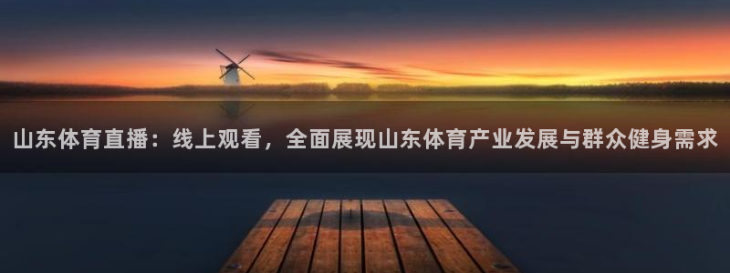 山东体育直播：线上观看，全面展现山东体育产业发展与群众健身需求