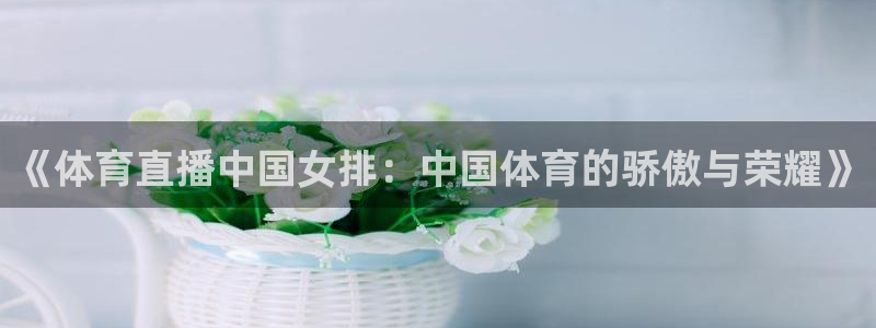 《体育直播中国女排：中国体育的骄傲与荣耀》