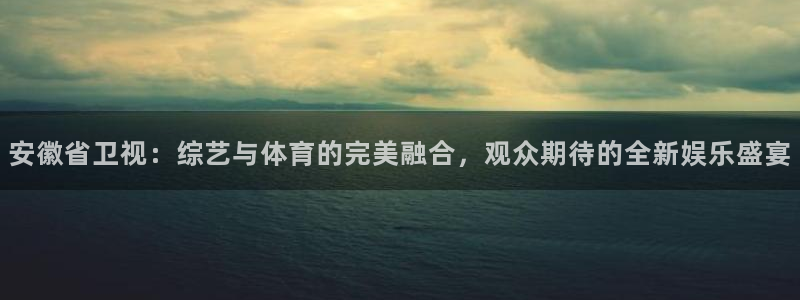 安徽省卫视：综艺与体育的完美融合，观众期待的全新娱乐盛宴